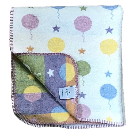 Docofil Other - Docofil Balloons And Stars Thick Baby Blanket Unisex Fun Playful Colorful Cute